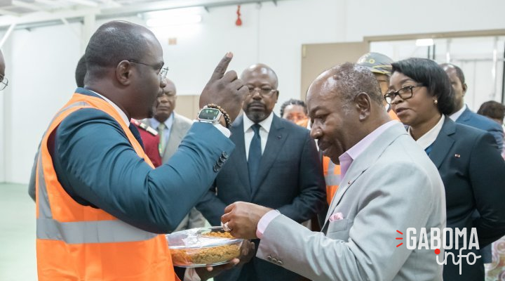 Nkok : Ali Bongo met en service la Raffinerie gabonaise de l’or et inaugure la zone logistique multimodale