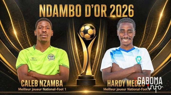 Ndambo d’or 2026&nbsp;: Caleb Nzamba couronné meilleur joueur du National-Foot 1