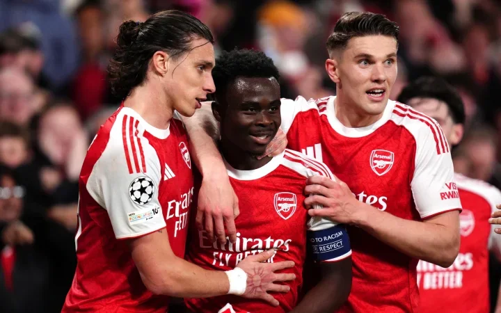 UEFA Champions League&nbsp;: Un but décisif de Saka propulse Arsenal en finale, 20 ans après