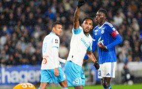 Ligue 1 : Aubameyang buteur décisif dans la victoire de l’OM face à Strasbourg