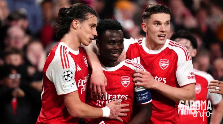 UEFA Champions League&nbsp;: Un but décisif de Saka propulse Arsenal en finale, 20 ans après