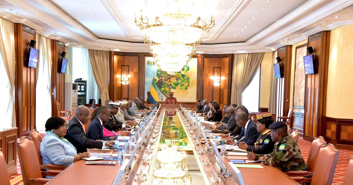 Communiqué final du conseil des ministres du Gabon du 28