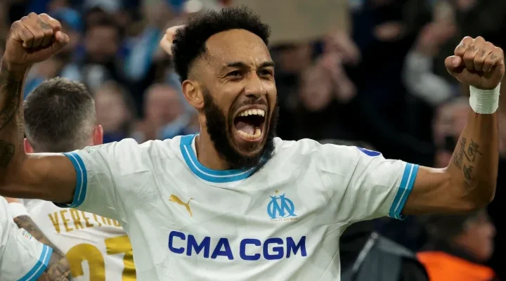 Ligue 1&nbsp;: Aubameyang buteur, Marseille accroche une place européenne
