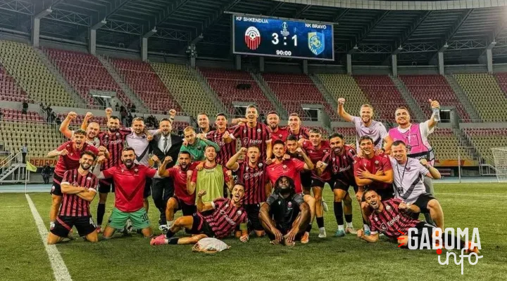 Ligue Conférence&nbsp;: Fahd Nzengue et Shkëndija renversent Bravo et filent au 3e tour