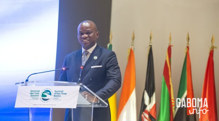 Sommet des trois bassins : discours du président de la transition du Gabon