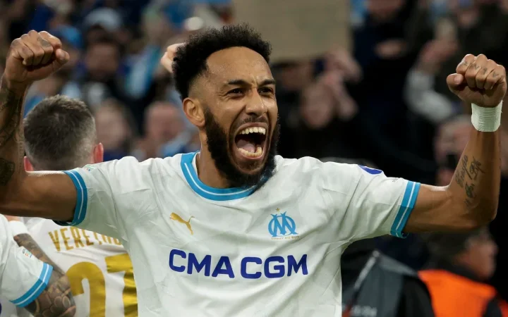 Ligue 1&nbsp;: Aubameyang buteur, Marseille accroche une place européenne
