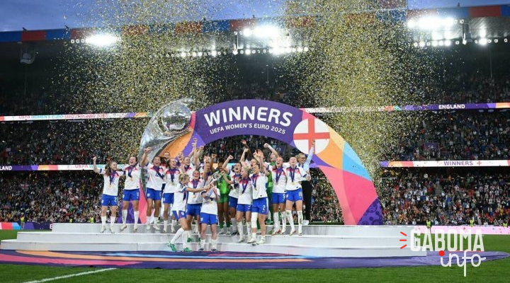 Euro féminin 2025 : L’Angleterre remporte le trophée devant l’Espagne