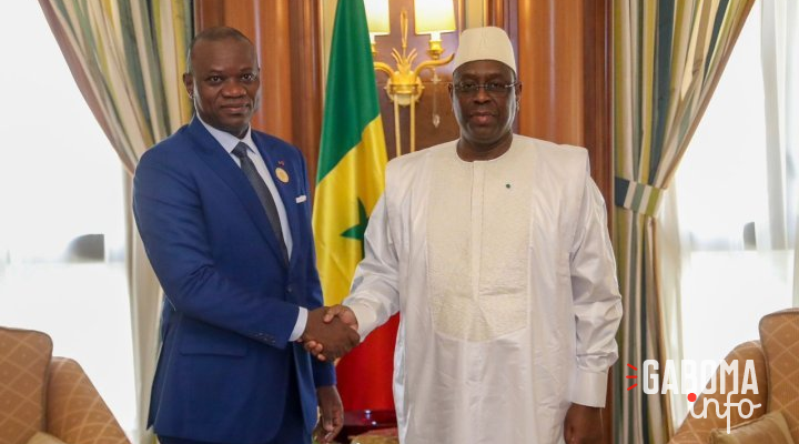 Brice Clotaire Oligui Nguema s’entretient avec le président sénégalais Macky Sall