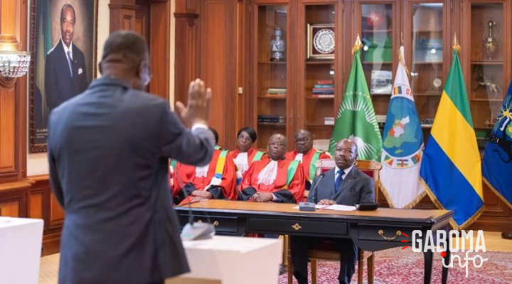 Prestation de serment : Ali Bongo reçoit celui de son ministre délégué au Transport