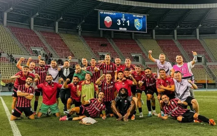 Ligue Conférence : Fahd Nzengue et Shkëndija renversent Bravo et filent au 3e tour